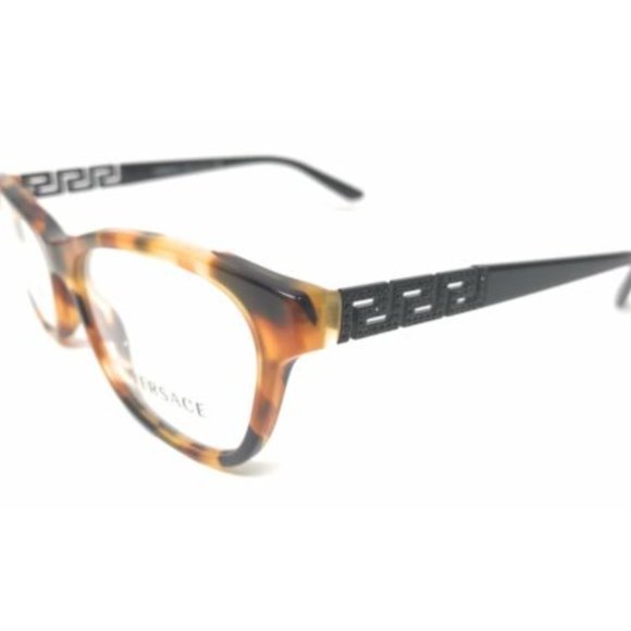 Versace Women's Havana and Black Eyeglasses! - Picture 1 of 4